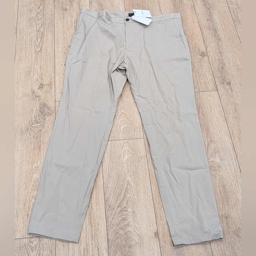 $195 Mens Theory "Zaine" Neoteric Pants Tapir Brown US 40 Slim
